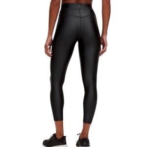 Lululemon Wunder Under High Rise Tight Foil Black Luxtreme Leggings Size 10